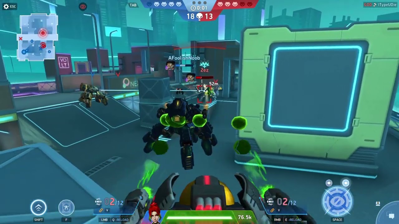 Mech Arena satu team dengan mech Citadel #mecharena #gaming #midgame #volti #seeker #nomad #citadel
