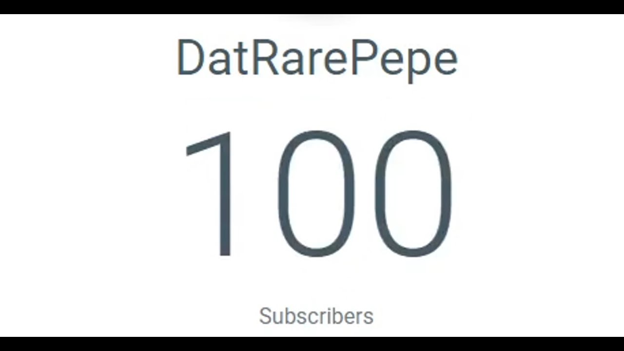 WELL GUYS WE DID IT 100 SUBS
