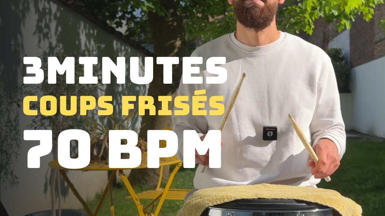 ROUTINE PAD - 3 min de coups frisés à 70 BPM 🚀