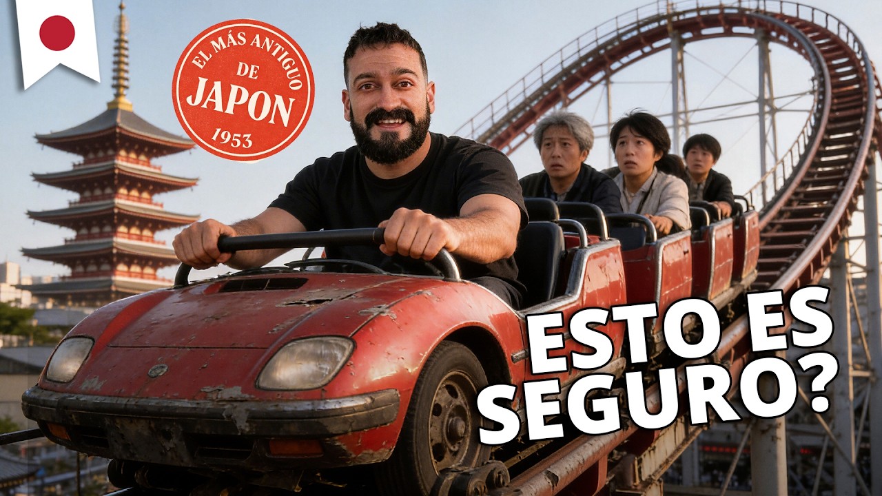 El PARQUE m&aacute;s ANTIGUO de Jap&oacute;n est&aacute; en Tokio 🇯🇵 (Asakusa Hanayashiki) &iquest;Es seguro?