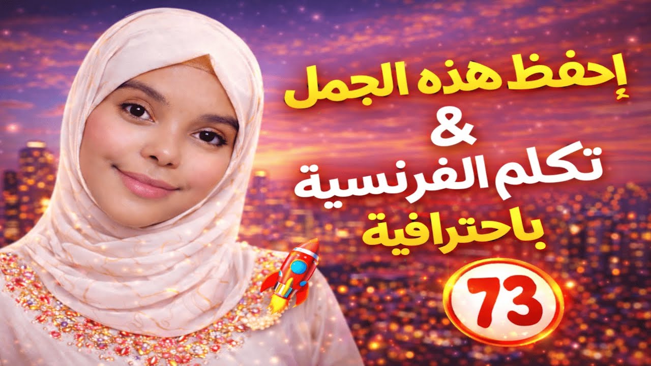 تعلم اللغة الفرنسية للمبتدئين | أهم العبارات الفرنسية العامية للمحادثات اليومية (Leçon 73)
