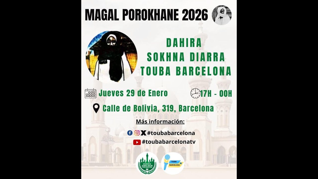 DAHIRA JAZBUL XULOB TOUBA BARCELONA JUEVES 29 DE ENERO 2026