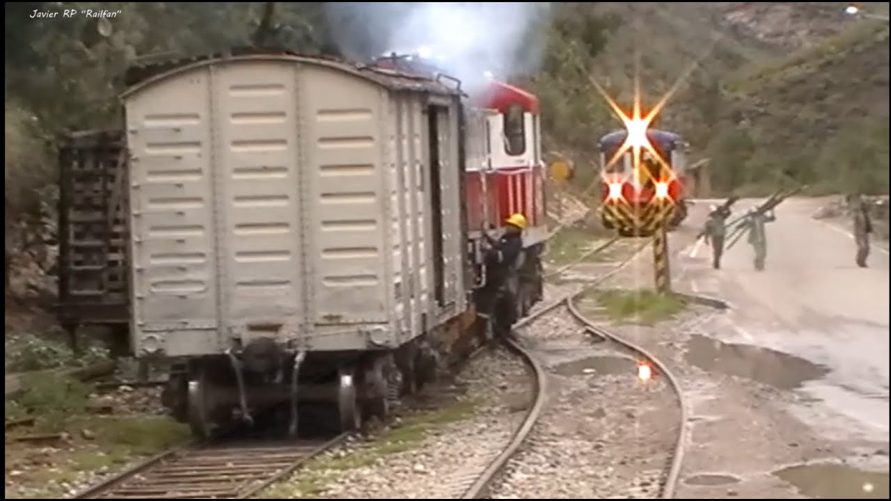 Viajando en el tren macho, navidad 2013/maniobras, Cuenca antes del derrumbe y más!
