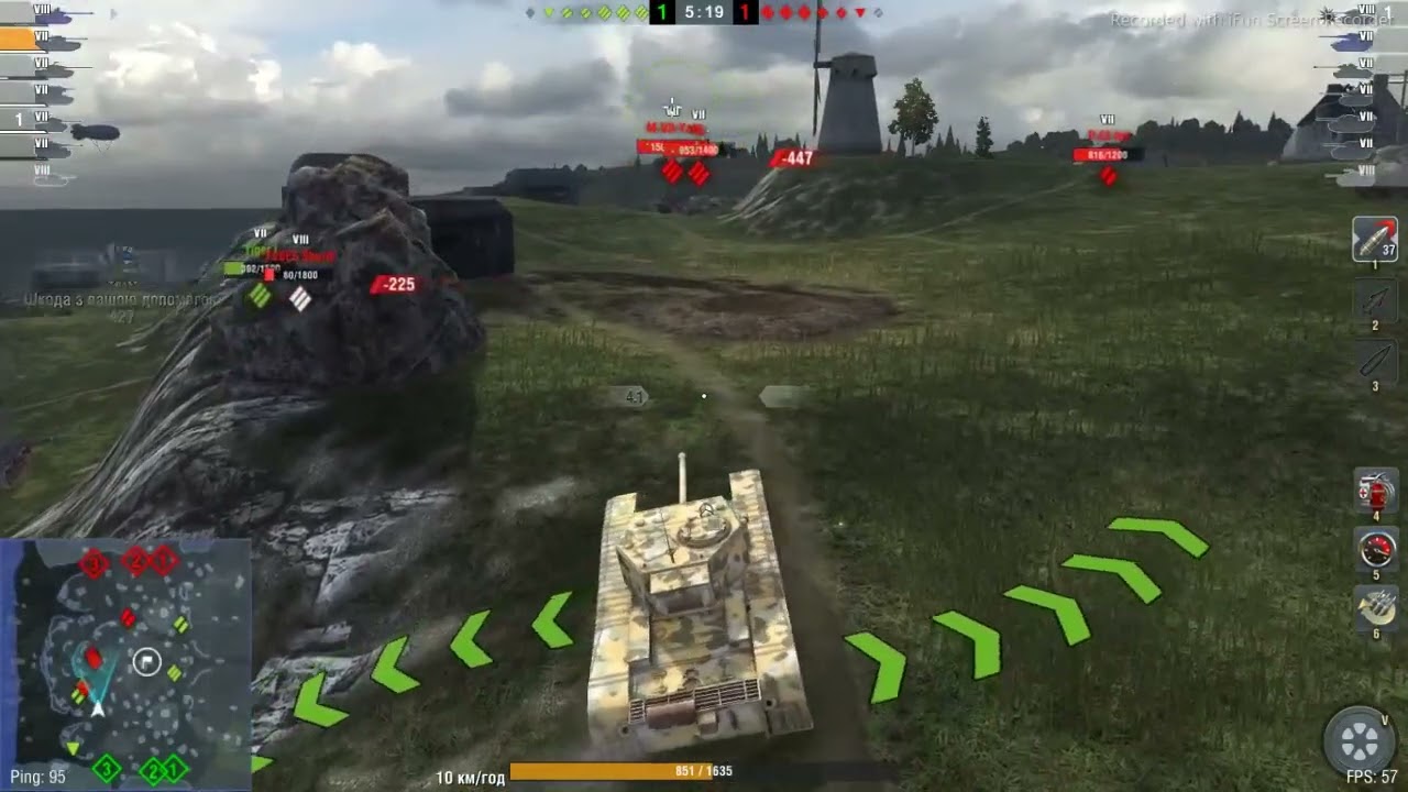 WoT Blitz -  Channel. Normandy. Fort.