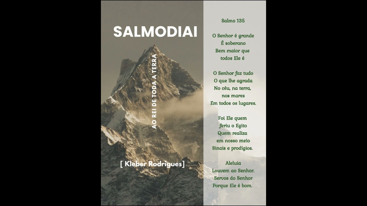 Álbum Salmodiai — Salmo 135