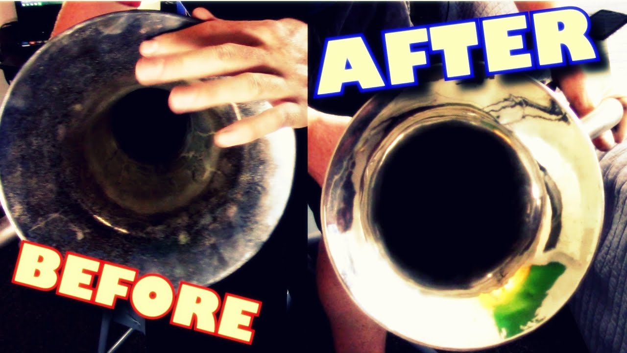 Silver Polishing a Baritone (Super Sped Up)