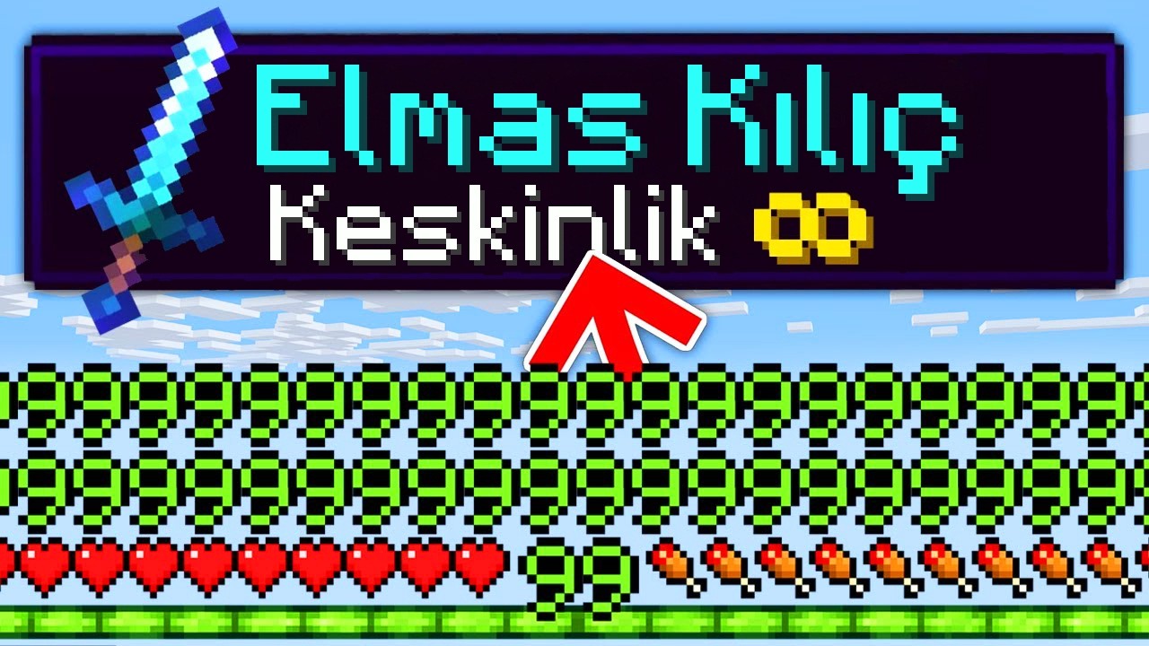 Minecraft ama ÖZEL BÜYÜLER...