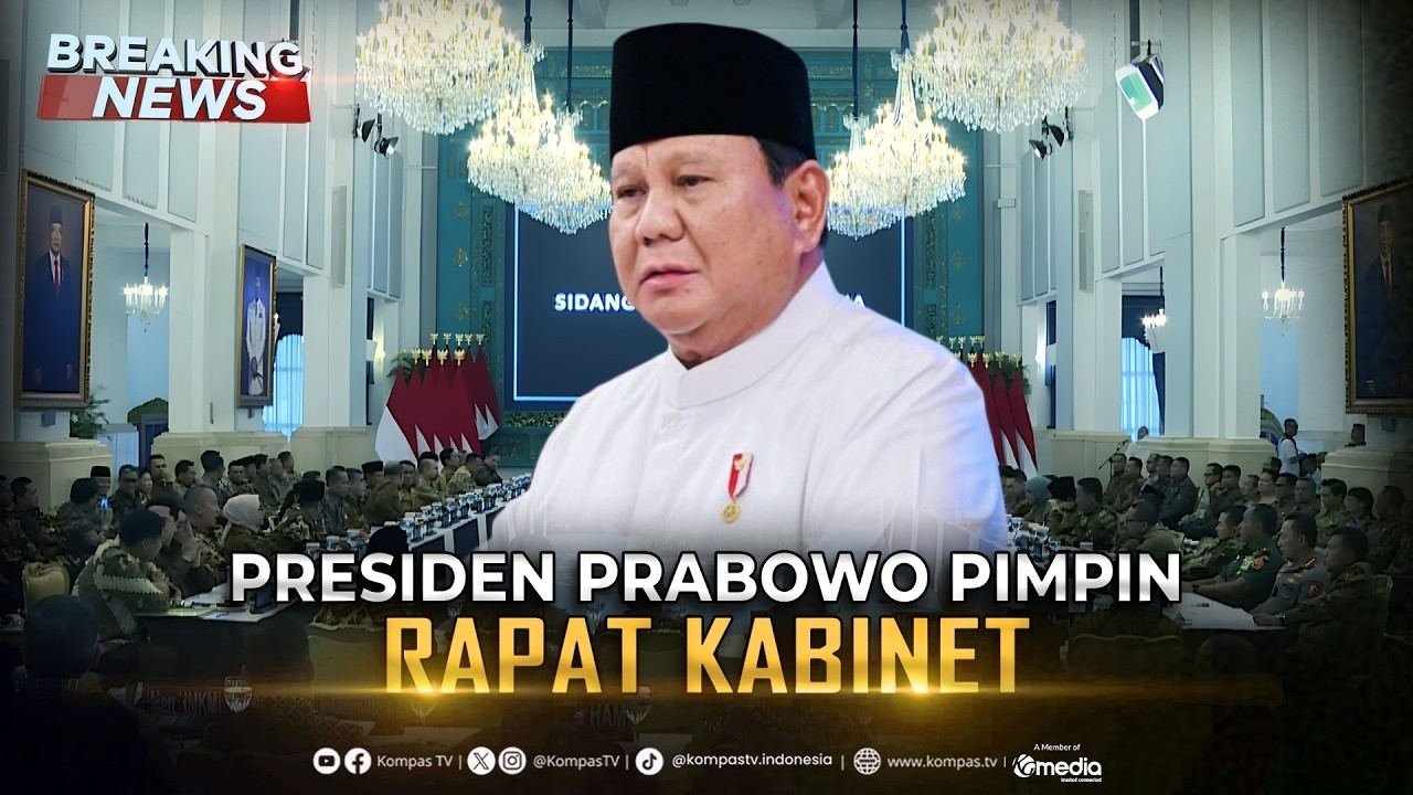 BREAKING NEWS - Presiden Prabowo Pimpin Sidang Kabinet Kesiapan Lebaran 2026