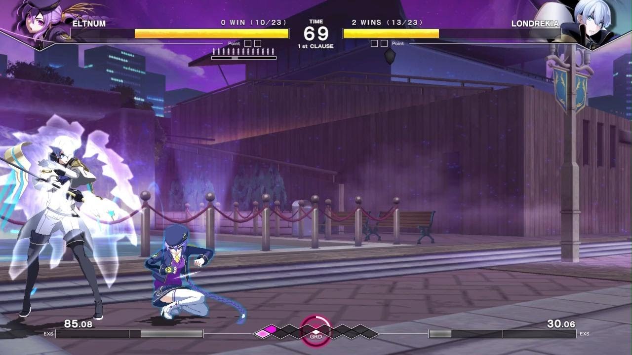 UNDER NIGHT IN-BIRTH II Sys:Celes - Eltnum Vs Londrekia (CPU v CPU) (2)