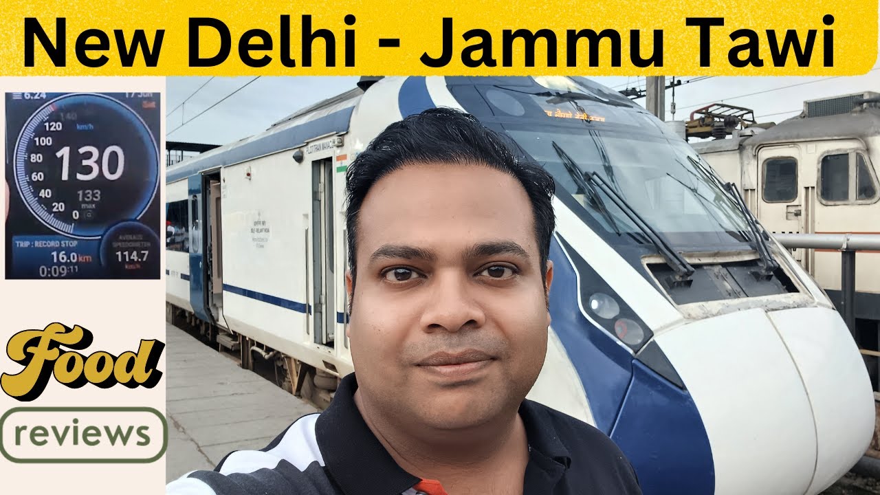 Vande Bharat Express | New Delhi - Jammu Tawi | AC Chair Car Food review | Train Journey
