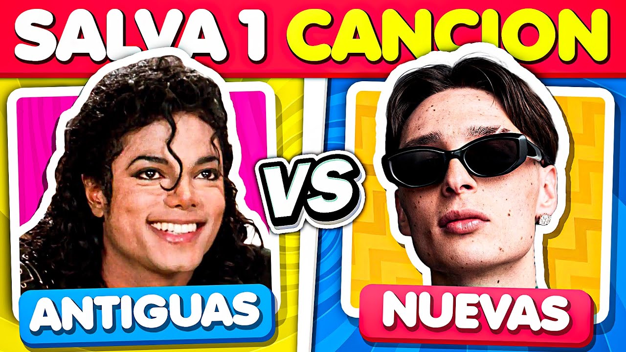 SALVA SOLO UNA CANCIÓN 🔴 ANTIGUAS VS NUEVAS #2 🔴 ¿Qué Canción Prefieres? 🎵😲 | TriviaTime