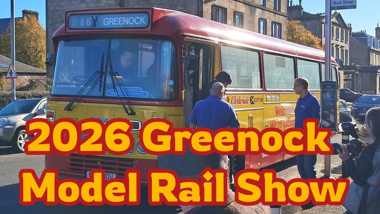 2026 Greenock Model Rail Show Highlights,  with the amazing Kirkconnel layout & a Russian surprise