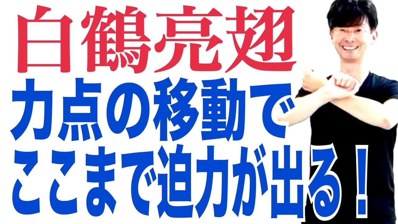 2026年1月29日｜24式太極拳｜白鶴亮翅、力点の移動で、ここまで迫力が出る！￼