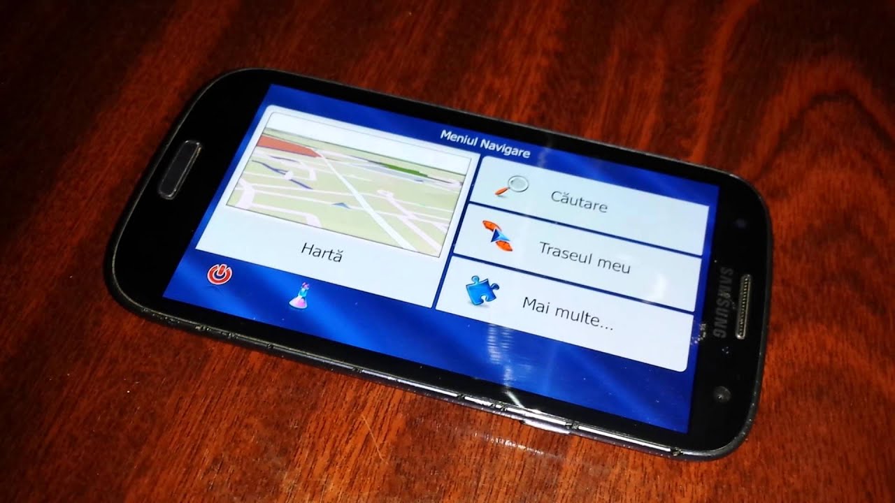 igo Primo Truck 2014 on Samsung SGH-S3 HD