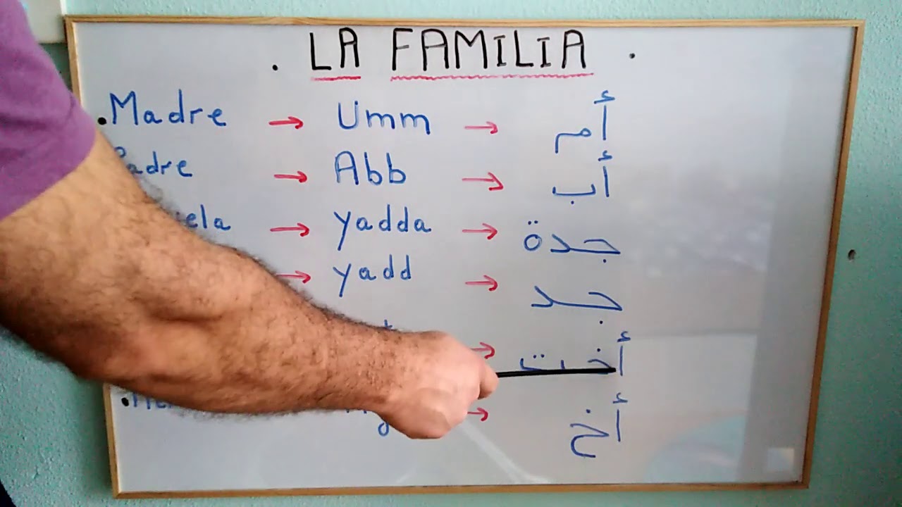 APRENDE ÁRABE FÁCIL  la familia en árabe (1 parte)