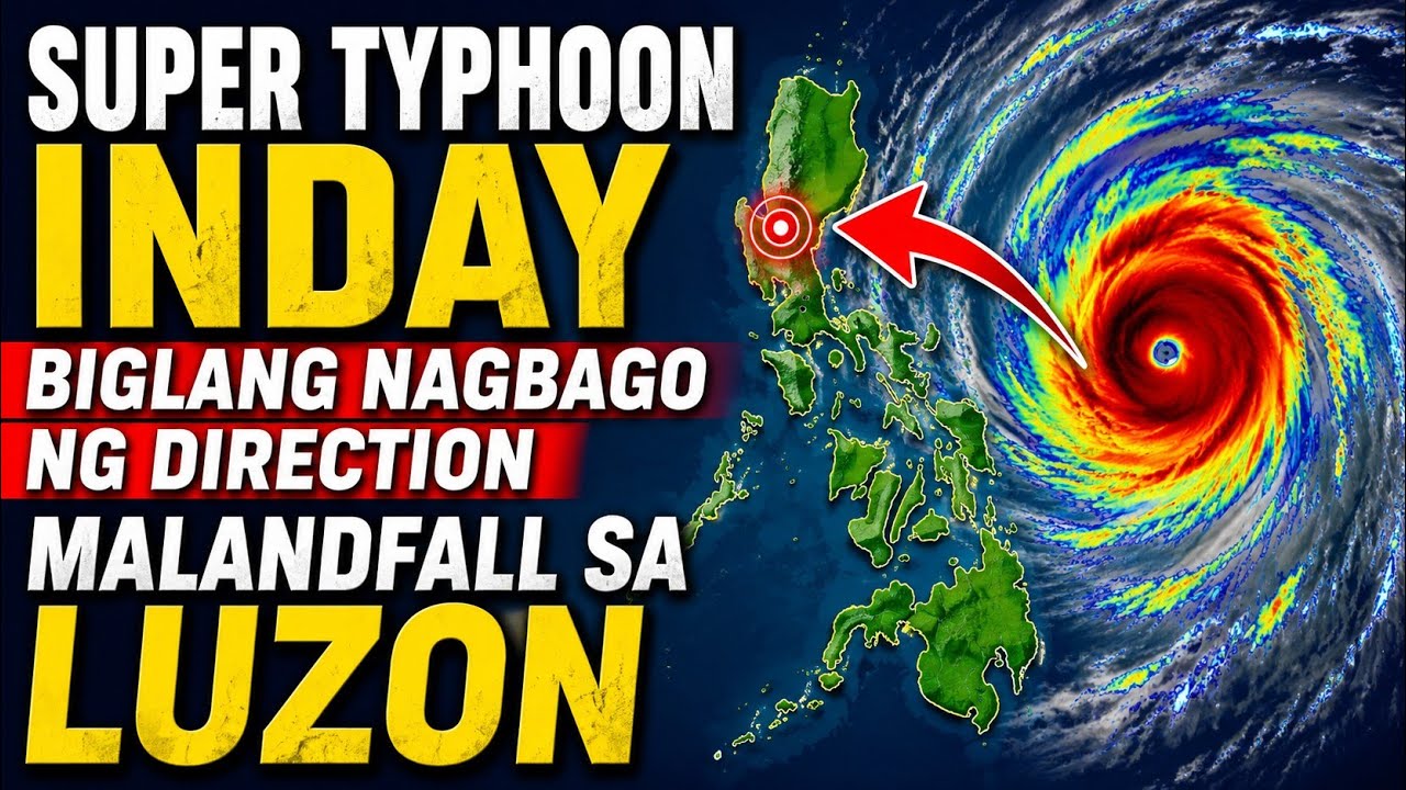 JULY 4, 2026 | SUPER TYPHOON 'INDAY' NAGBAGO NG DIRECTION MALANDFALL #weather #update #news #typhoon