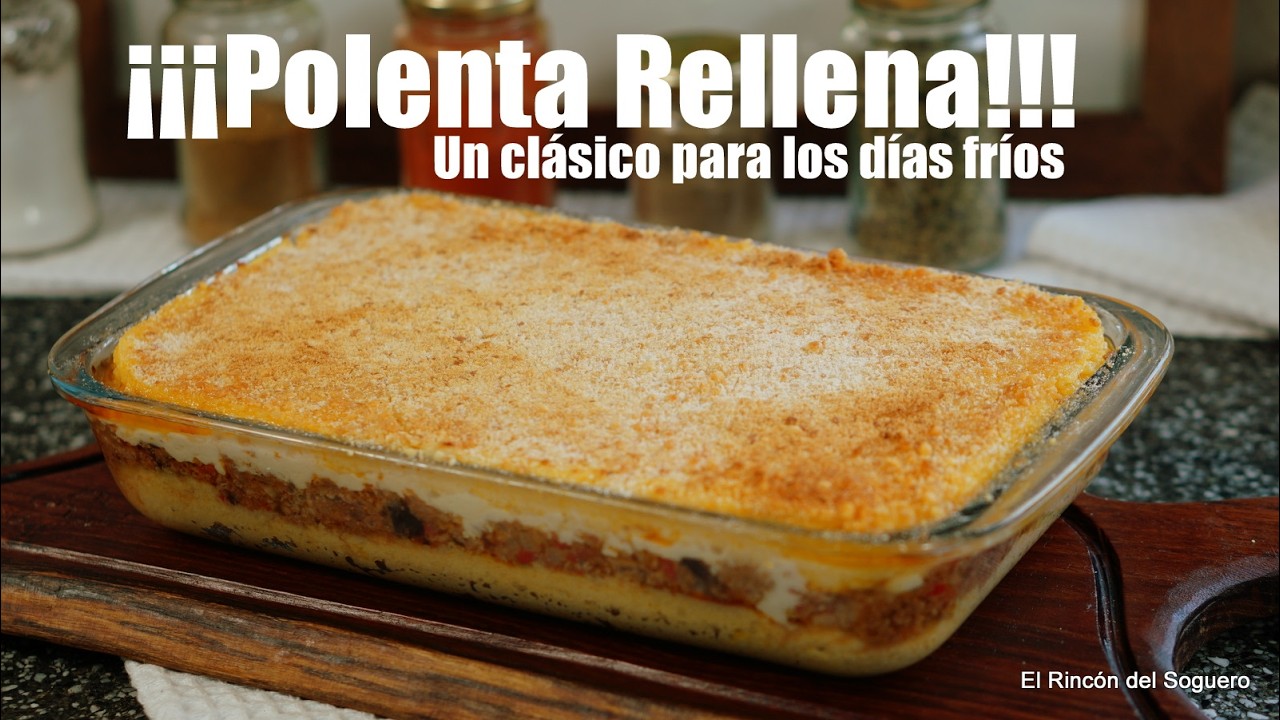 ¡¡¡Polenta RELLENA paso a paso!!! 🔥 Un clásico para los días fríos❄️ #RecetasDeInvierno ❄️