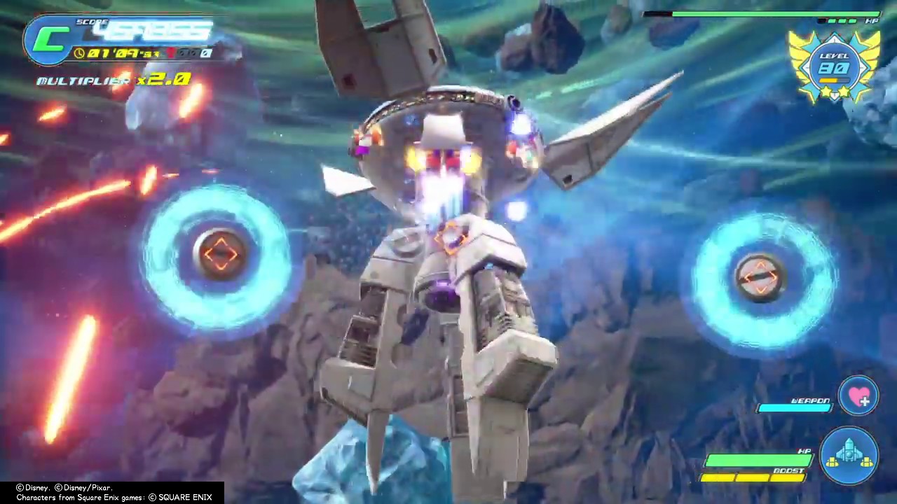 Kingdom Hearts 3 Gummi Ship Vs Schwarzgeist Secret Boss