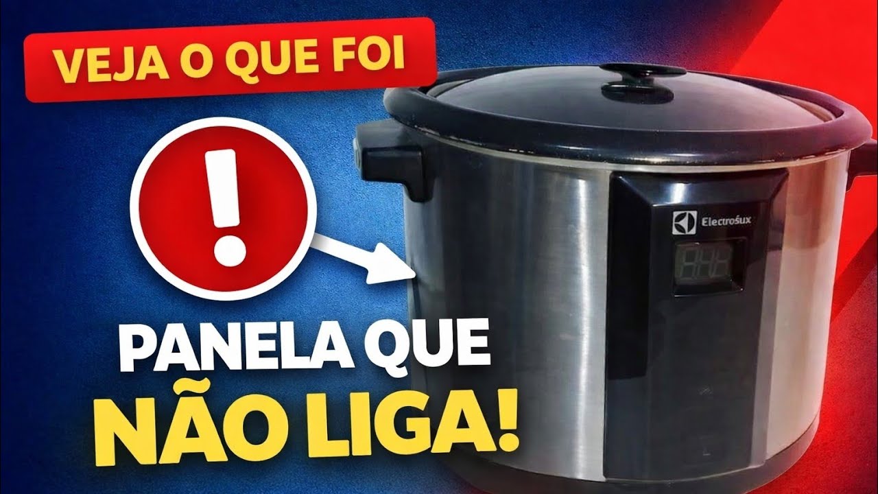 Panela de arroz Electrolux não liga 