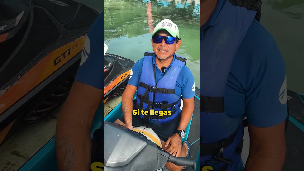 🌴 &iquest;C&Oacute;MO MANEJAR UNA JET SKI? 🌴 #cancun #jetski #waverunner #motoacuatica #mexico #adventure #travel