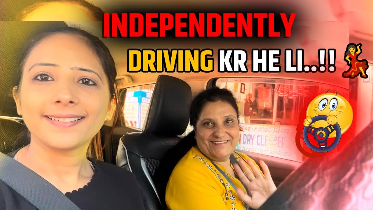 Finally, started driving independently...! Date With MIL I Vlog-60