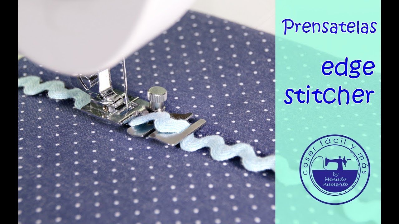 Prensatelas edge stitcher, une telas, cose elásticos, piculinas, dobladillos, alforzas...