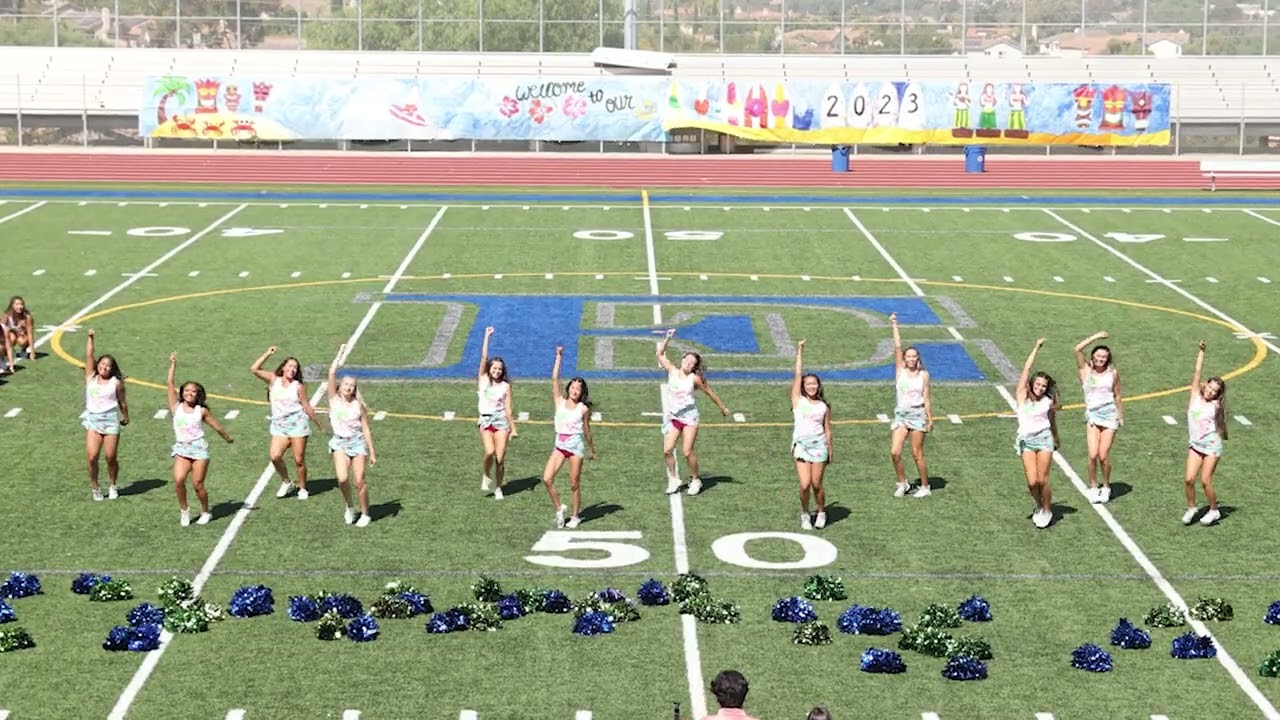 Eastlake Cheer LuWOW Assembly💙💚🌺 2023 -video cred to Jay Layno sports