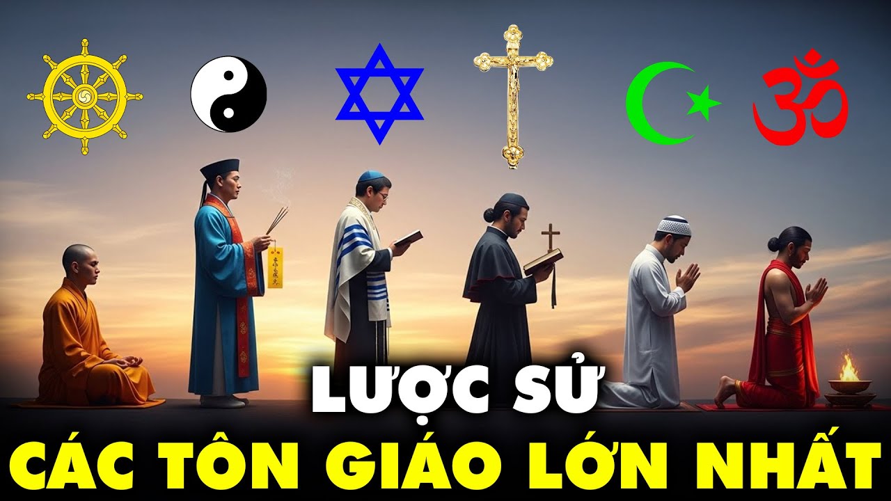 Xem Một Lần Hiểu Ngay NGUỒN GỐC & KHÁC BIỆT Của Các Tôn Giáo Lớn Nhất Thế Giới | Thế Giới Cổ Đại