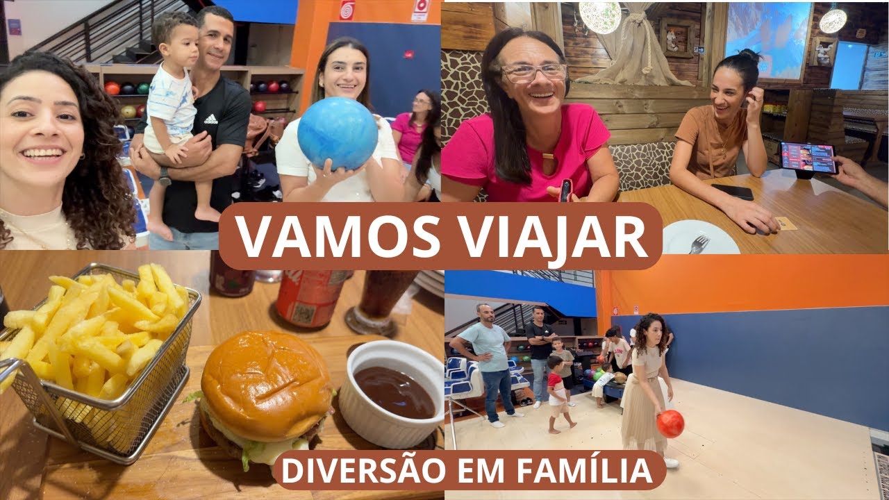 FOMOS NO BOLICHE, MUITA DIVERSÃO EM FAMÍLIA + VAMOS VIAJAR