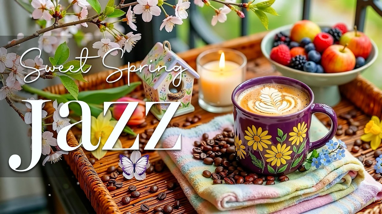 Sweet Spring Jazz ~ Soothing Morning Jazz Cafe & Exquisite Bossa Nova Instrumental for Good Mood
