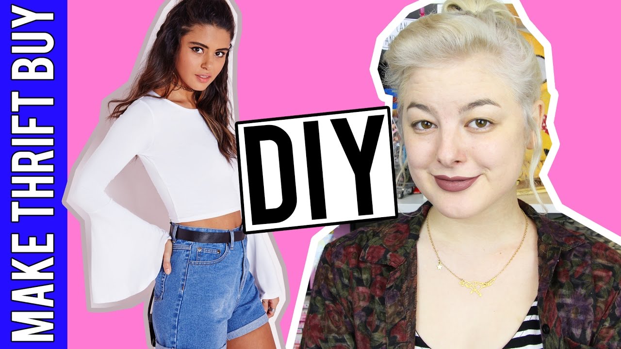 DIY BELL SLEEVE TOP | Make Thrift Buy #43