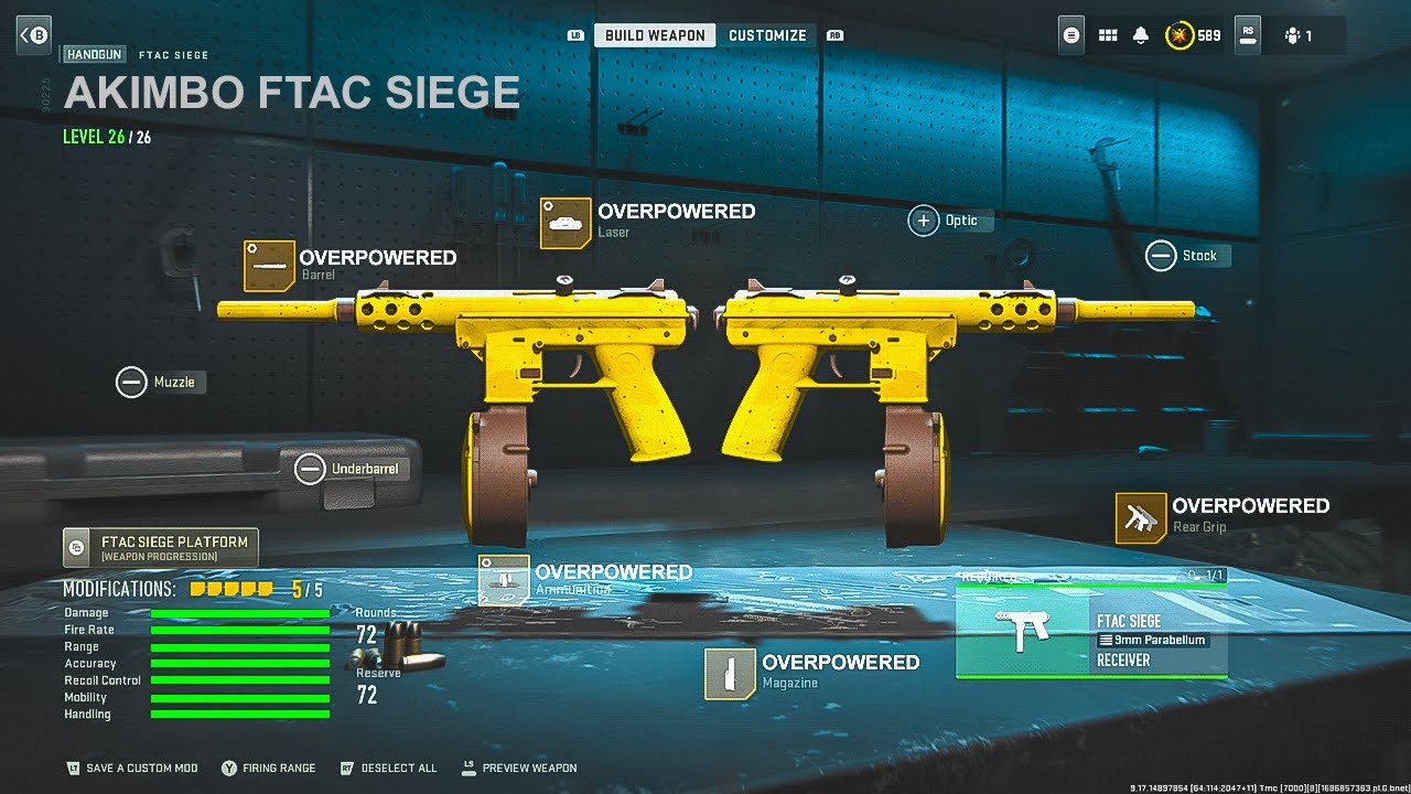 *NEW* AKIMBO FTAC SIEGE CLASS is INSANE in MW2! (Best FTAC SIEGE Class Setup) - Modern Warfare 2