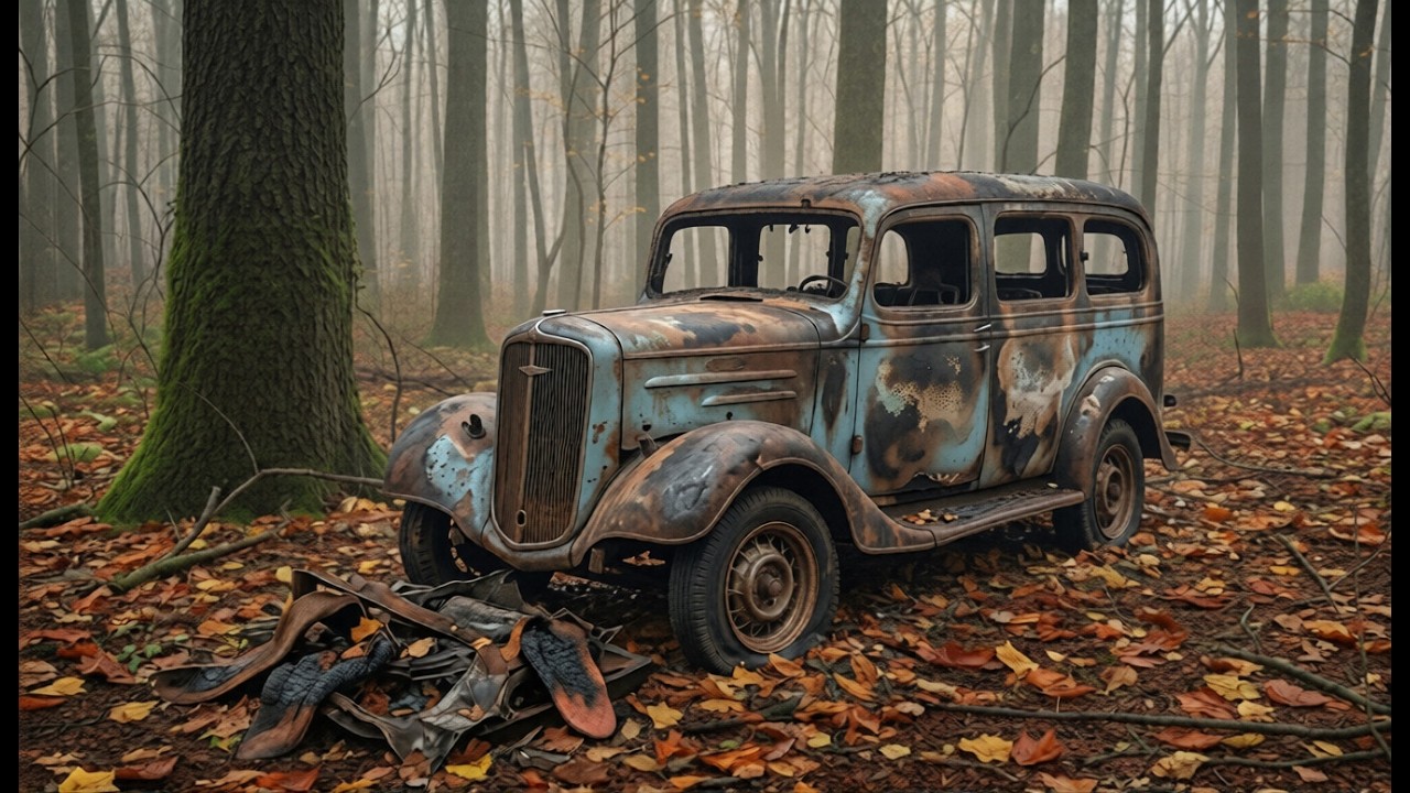 Abandoned 1935 Chevrolet Suburban Full ASMR Restoration 😱 | From Rusty Wreck to Classic Beauty