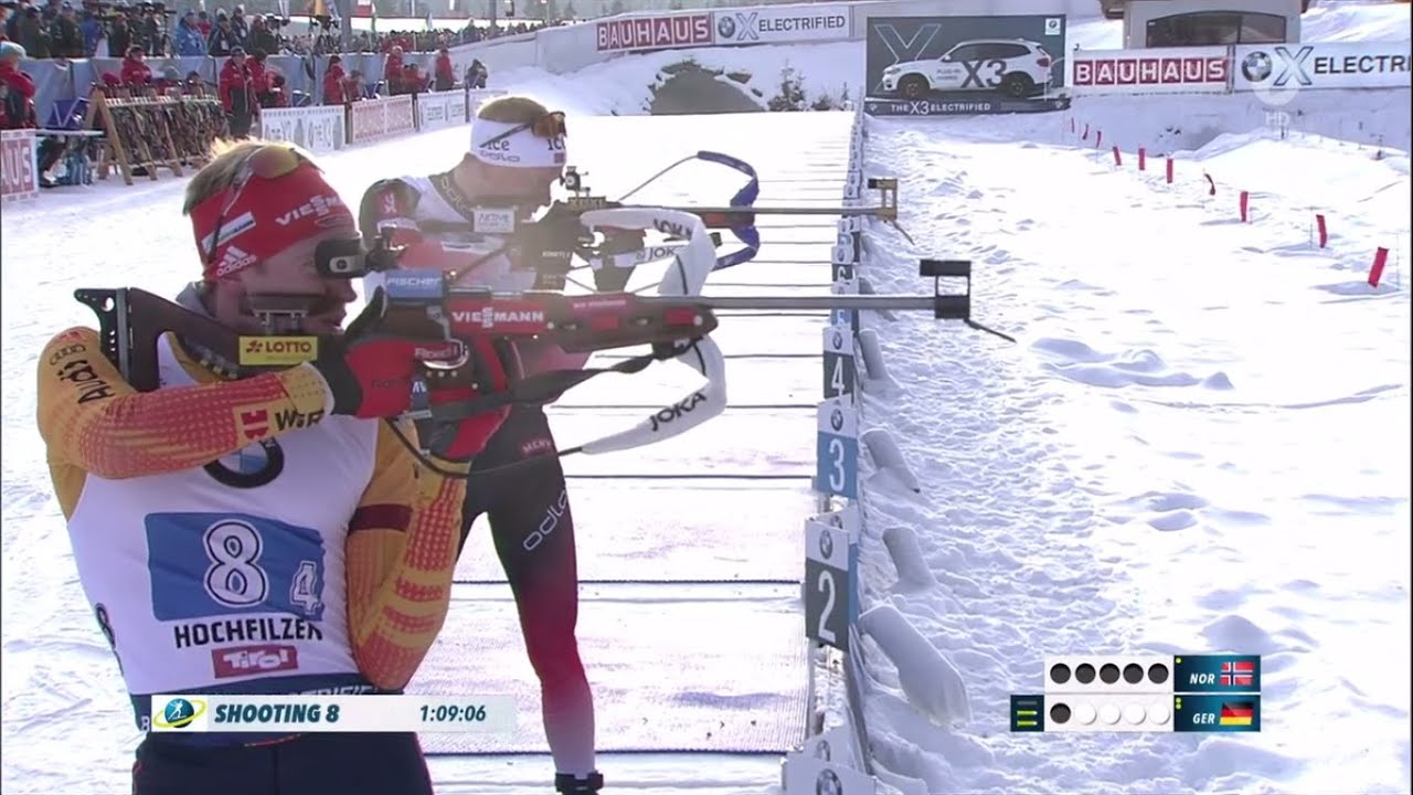 Biathlon WC Hochfilzen 15.12.2019 - Men's 4 x 7.5 km Relay (German)