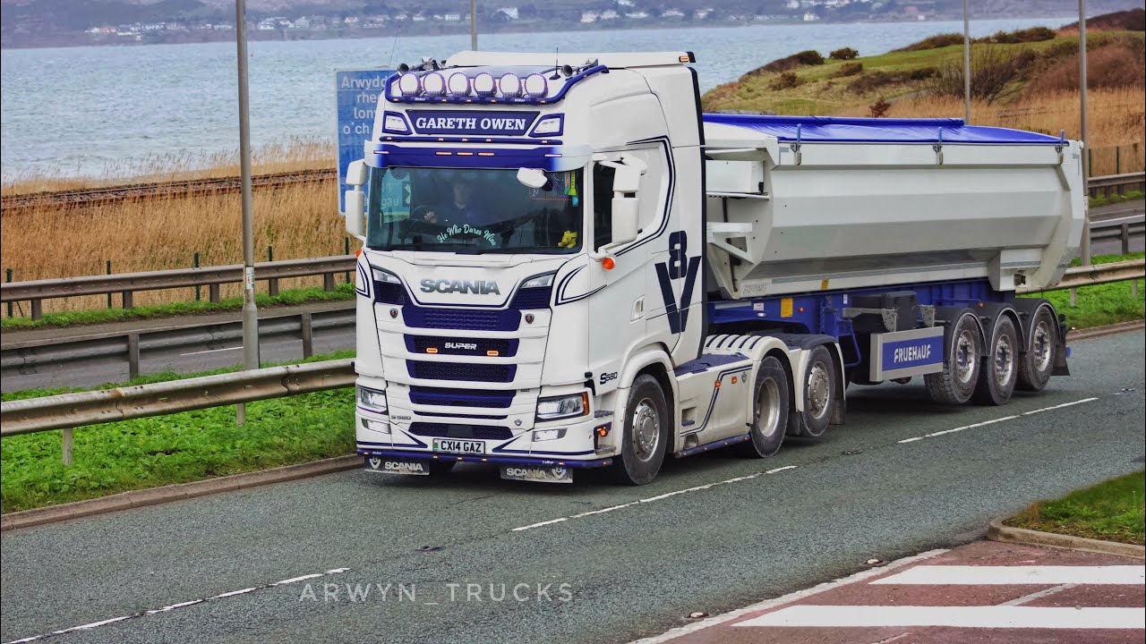 Truck spotting in Penmaenmawr north wales A55