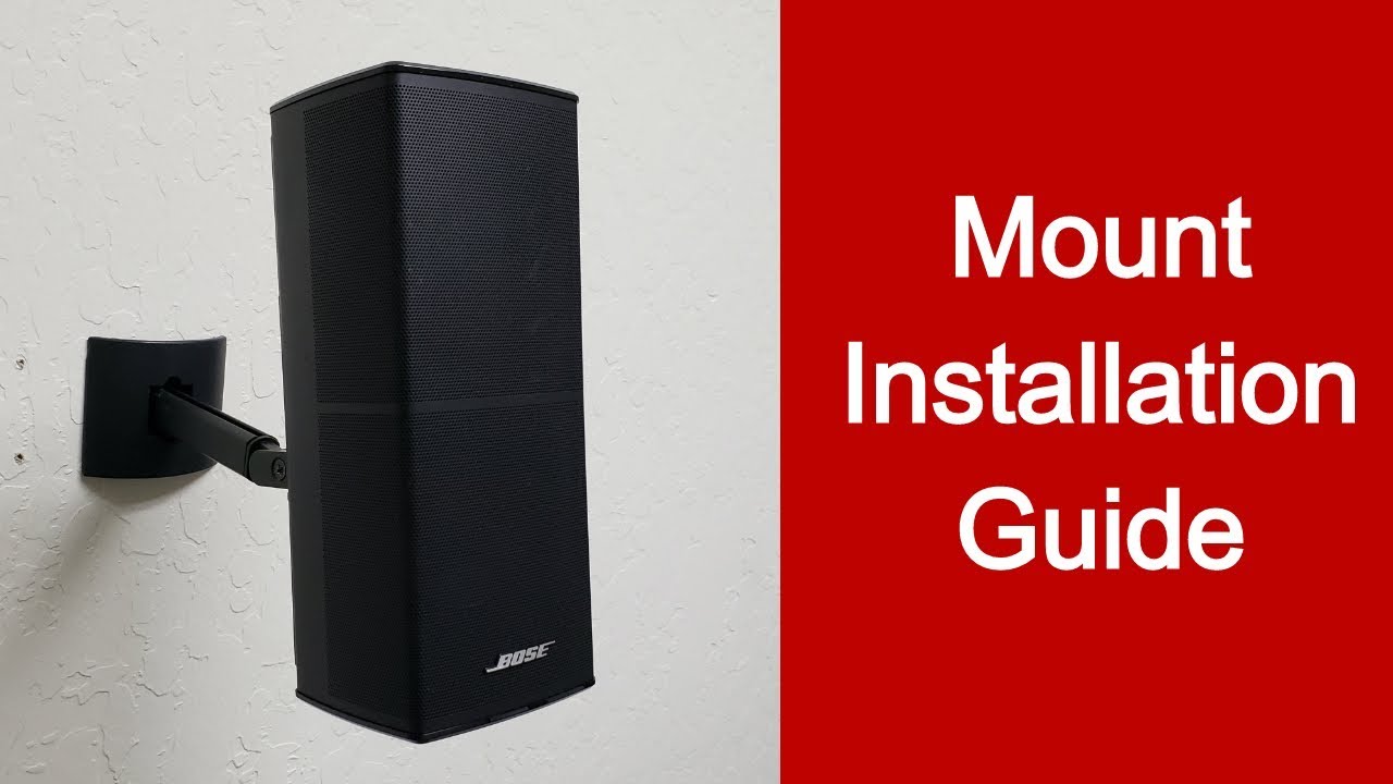 How to Install Speaker Mount for Bose CineMate Speakers