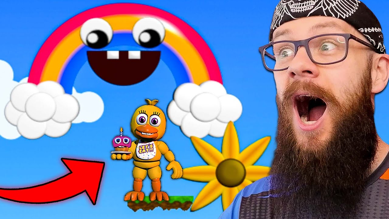 Zwiedzam *TĘCZOWY ŚWIAT* razem z CHICA w FNAF World 3