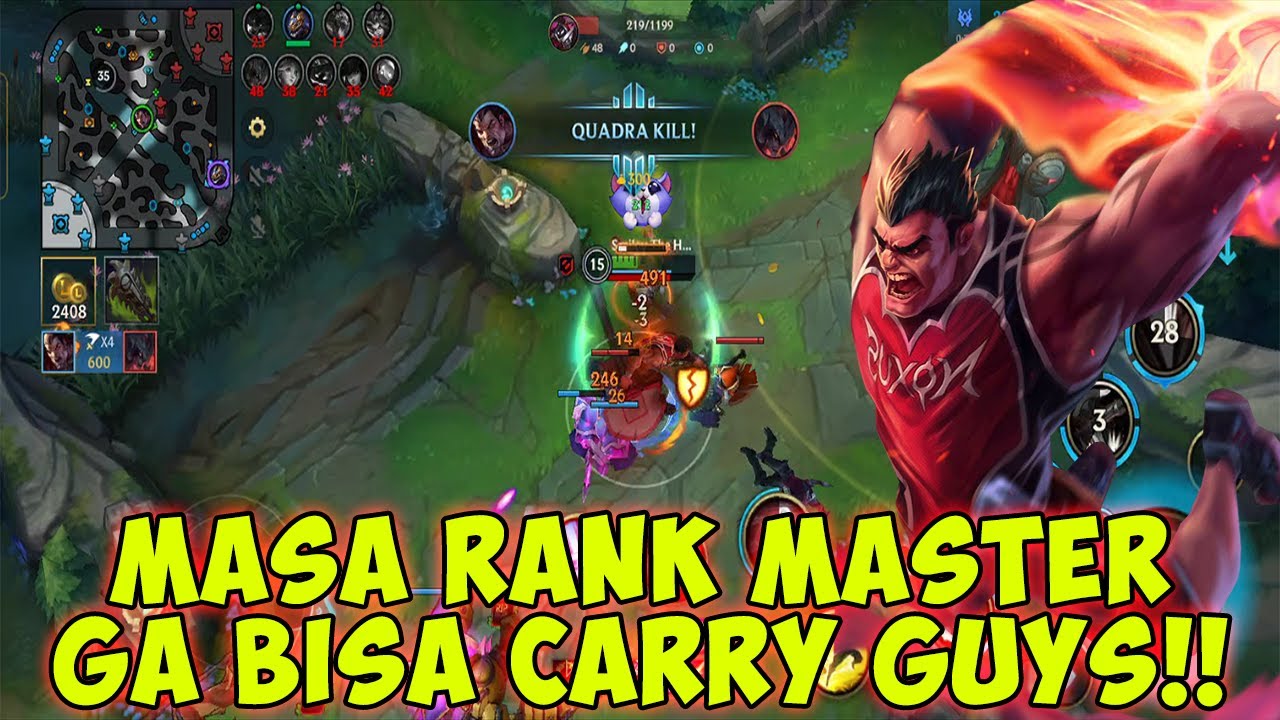 KETIKA RANK MASTER CARRY PARA NEWBIE... - League Of Legend: Wild Rift