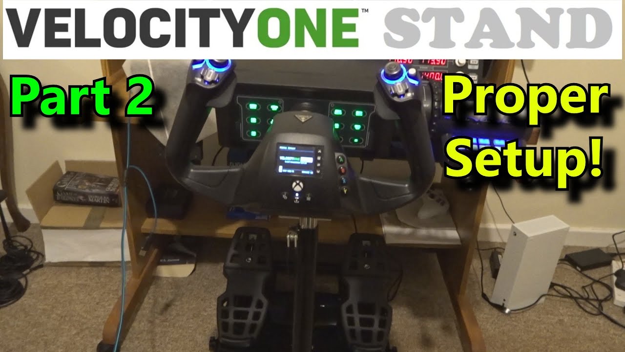 FS2020: Velocity One Stand: Proper Setup - Also With The Hotas One Mounted!