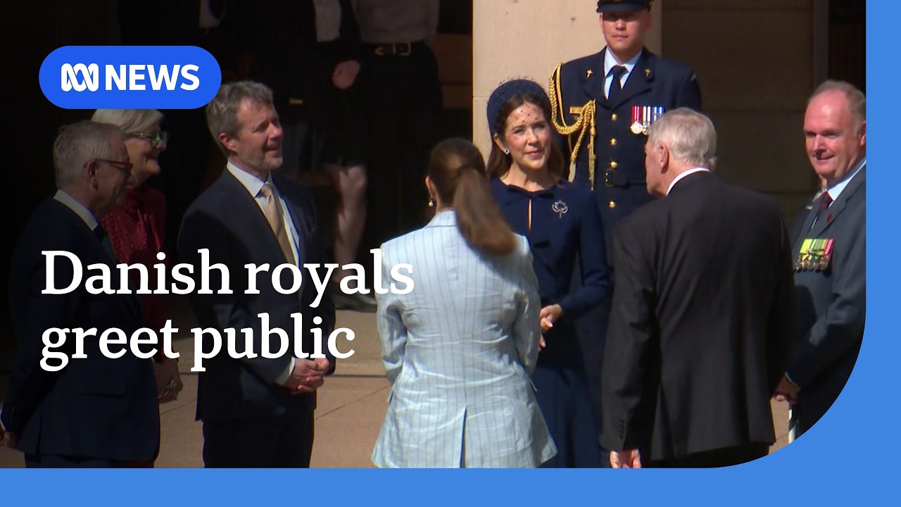 King and Queen of Denmark greet Australian public in Canberra | ABC NEWS