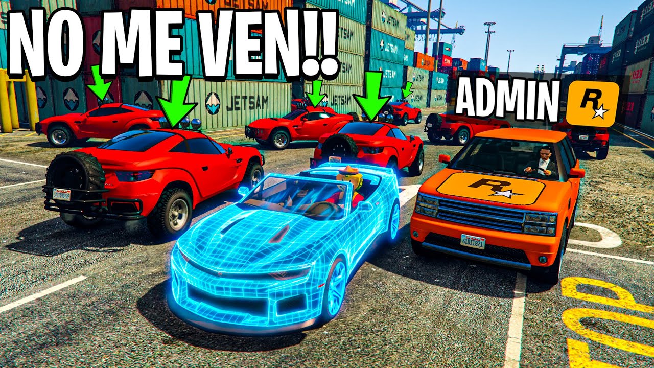 Tengo que COMPORTARME como un NPC para GANAR pero aparece un ADMIN de ROCKSTAR! - GTA 5 Online