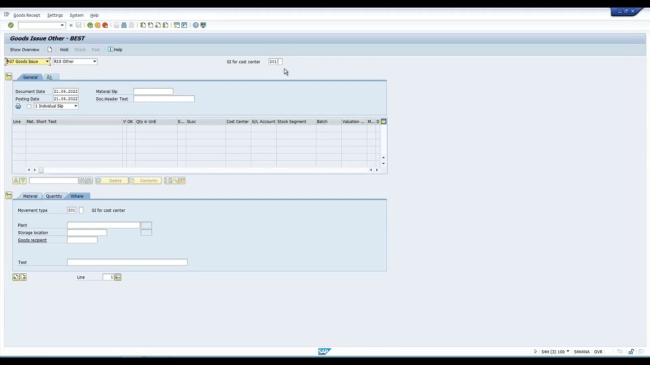 SAP MM - Stock Determination