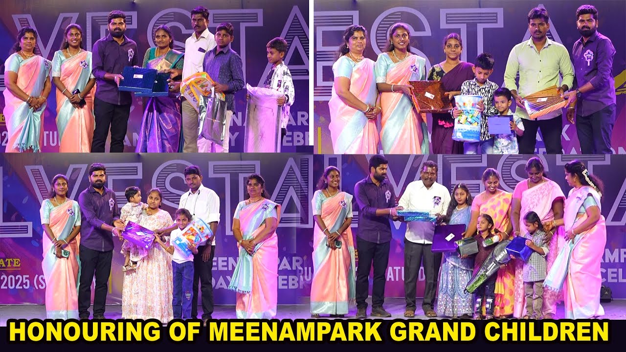 HONOURING OF MEENAMPARK GRAND CHILDREN @ SILVESTA 2025 | MEENAMPARK 25TH ANNUAL DAY CELEBRATION