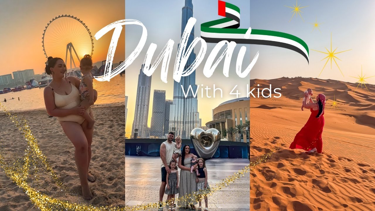 DUBAI FAMILY VLOG | Real Life Travel with 4 Kids! 🇦🇪✨