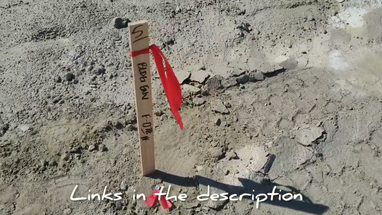 How to Read Survey Stakes.   House corners and Building Envelope