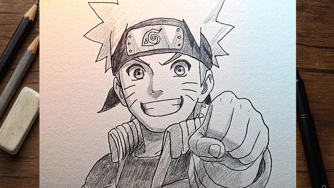 How to Draw Naruto Uzumaki | Easy Anime Drawing Tutorial Step-by-Step