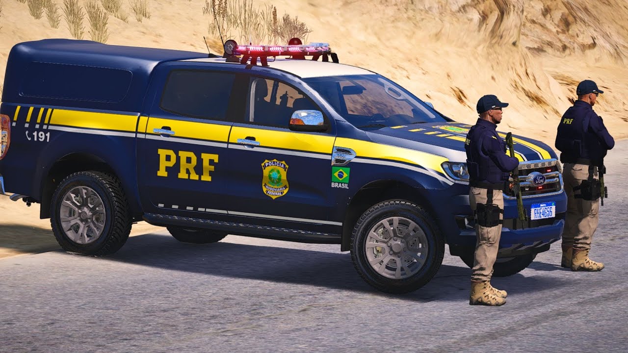 PRF REALIZA OPERAÇÃO NA RODOVIA NO FIM DE SEMANA - GTA 5 POLICIA