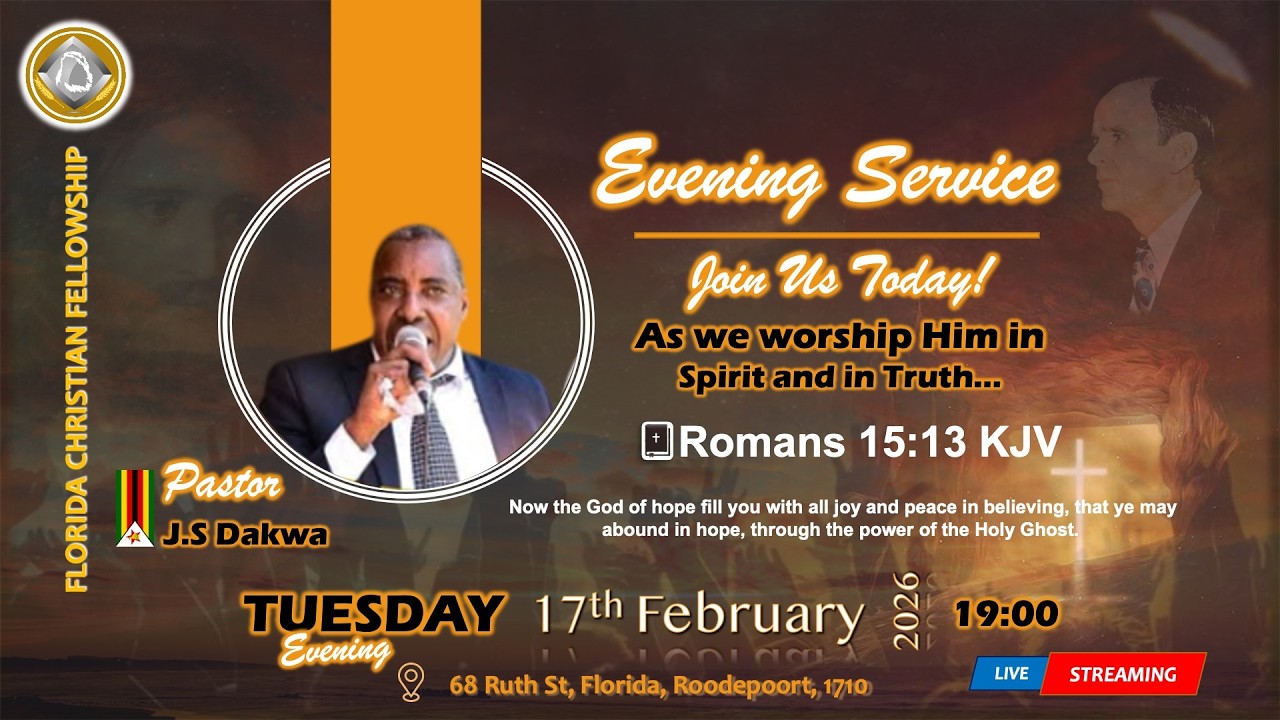 Tuesday 17th February | Pastor Dakwa  |