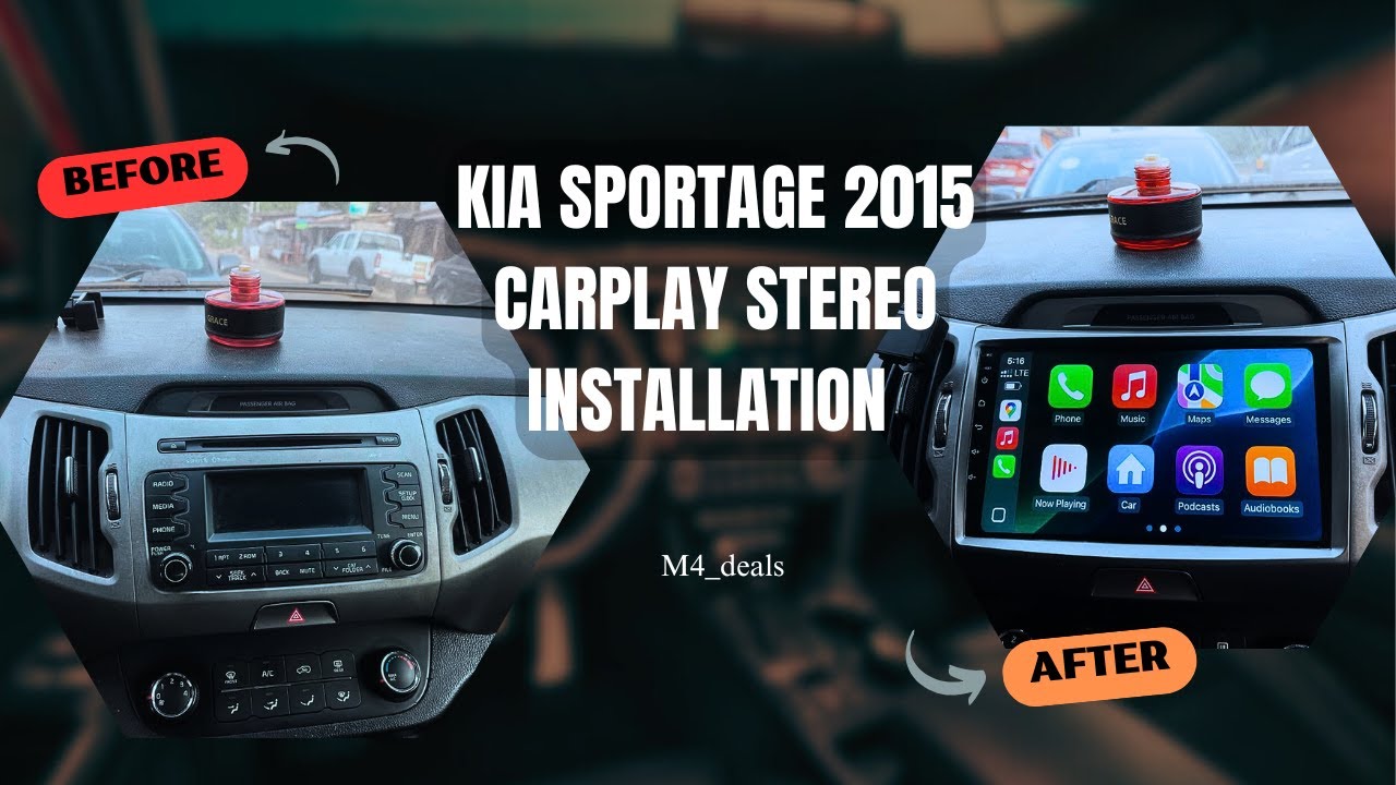 HOW TO INSTALL AN ANDROID (CARPLAY) STEREO IN A KIA SPORTAGE 2015 MODEL