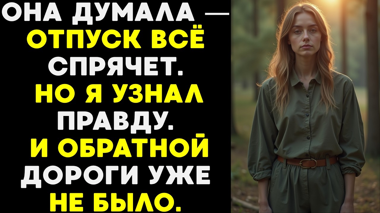 Жена была уверена, что в отпуске ей всё сойдёт с рук. Она ошиблась